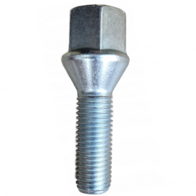 Śruba M12x1.50x28mm (stożek) klucz 17mm Bmw Dacia Renault Opel Saab (BAS-12X1.50X28ST17)